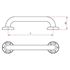 Picture of SABRE Straight Grab Rail - 450mm