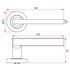 Picture of SABRE Passage Lever on 53mm Rose H04 - Hollow