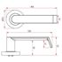 Picture of SABRE Privacy Lever on 53mm Rose S06 - Solid
