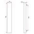 Picture of SABRE Narrow Plate Concealed Fix, Plate Only