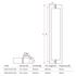 Picture of SABRE 1213 Rectangular Entrance Handle