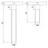Picture of SABRE Entrance Handle Single Side - External Portion Fixing Kits