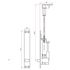 Picture of SABRE 840 Flush Bolt - Aluminium/Metal Doors