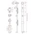 Picture of SABRE Concealed Fix Panic Bolt - 450mm