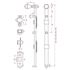 Picture of SABRE Concealed Fix Panic Bolt - 900mm