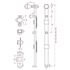 Picture of SABRE Concealed Fix Panic Bolt - 1200mm