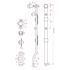 Picture of SABRE Concealed Fix Offset Panic Bolt - 600mm