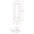 Picture of SABRE Radius Flush Pull - FP02