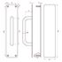 Picture of SABRE Concealed Push/Pull Plate Set - 65mm