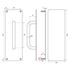 Picture of SABRE Concealed Push/Pull Plate Set - 100mm