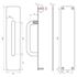 Picture of SABRE Visible Fix Push/Pull Plate Set - 65mm