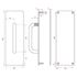 Picture of SABRE Visible Fix Push/Pull Plate Set - 100mm