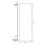 Picture of SABRE Push Plate Concealed Fix - 100mm