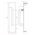 Picture of SABRE Pull Plate Concealed Fix - 65mm