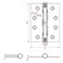 Picture of SABRE Ball Bearing Hinge - 75mm