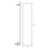 Picture of SABRE Push Plate Concealed Fix - 65mm