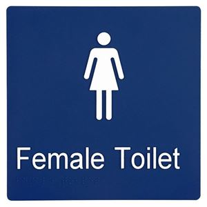 Picture of Sabre Braille Toilet - Female