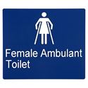 Picture of Sabre Braille Ambulant Toilet - Female