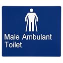 Picture of Sabre Braille Ambulant Toilet - Male