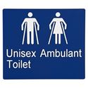 Picture of Sabre Braille Ambulant Toilet - Unisex