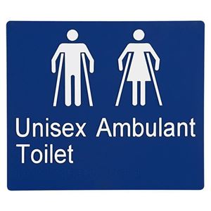 Picture of SABRE Braille Ambulant Toilet - Unisex