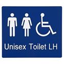 Picture of Sabre Braille Accessible Toilet - Unisex LH