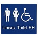 Picture of Sabre Braille Accessible Toilet - Unisex RH