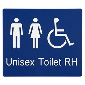 Picture of SABRE Braille Accessible Toilet - Unisex RH
