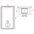 Picture of SABRE Liquid Soap Dispenser - Vertical