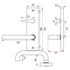Picture of SABRE Wide Plate Visible Fix Lever with Accessible Turn for dormakaba 2600/2900 – Right Handed
